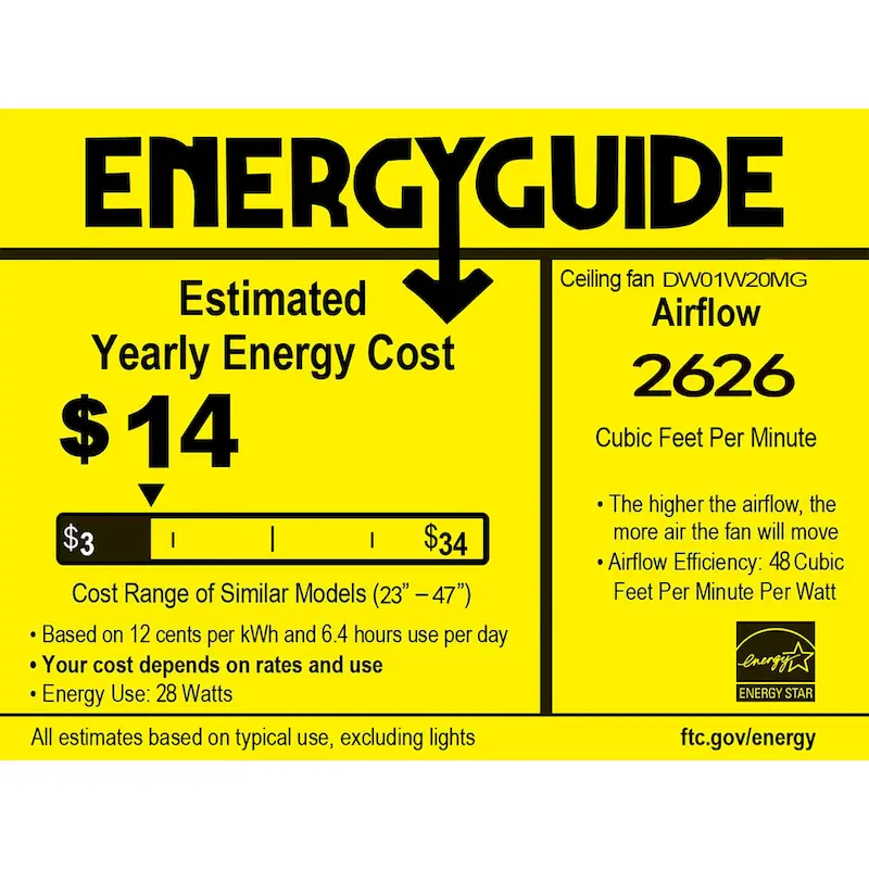 Marcelin 26-inch Matte Gold 6 Lights 3 Blades Lighted Ceiling Fan with Remote