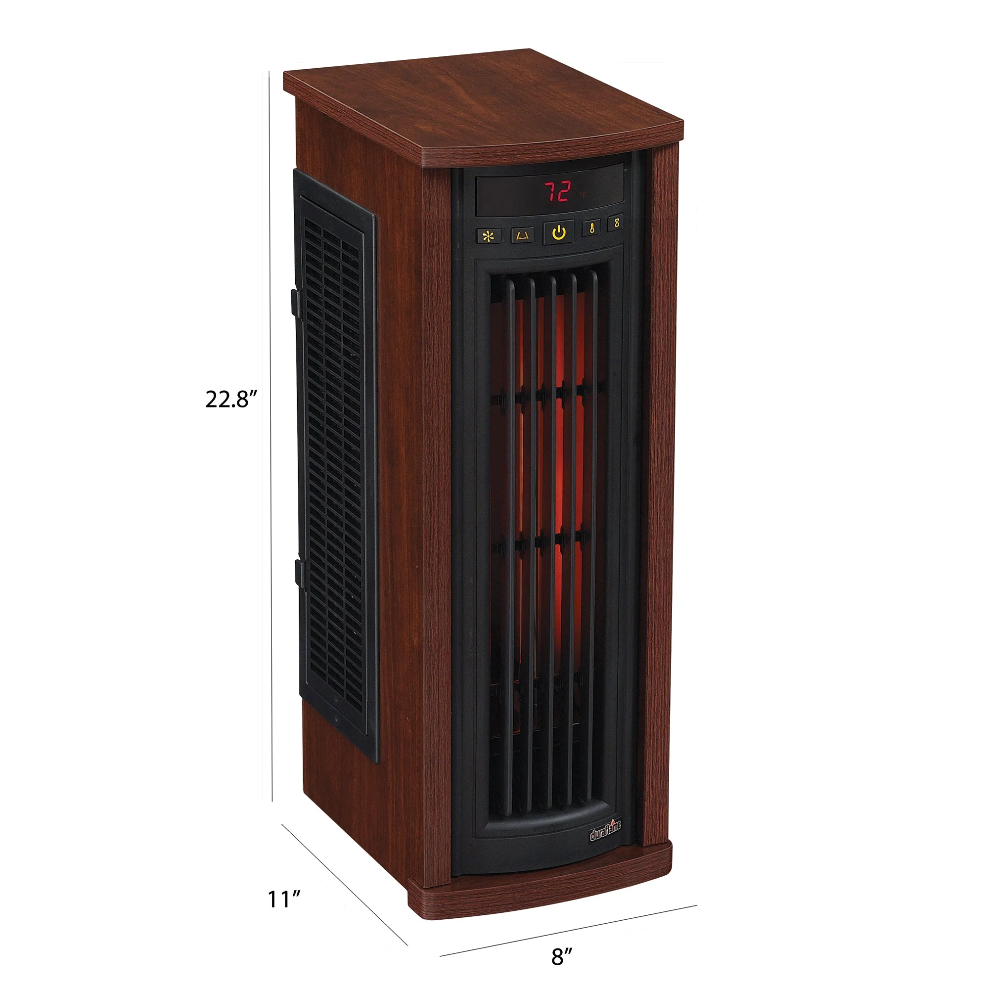 duraflame? Electric Infrared Oscillating Tower Space Heater