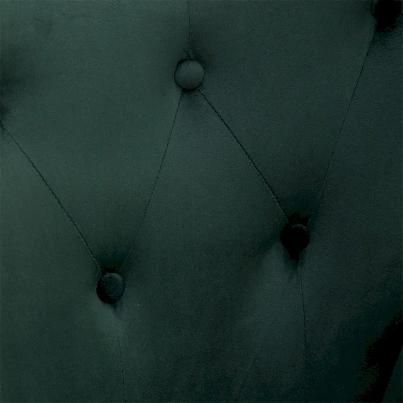 Velvet Button-Tufted Wing Back Accent Chair