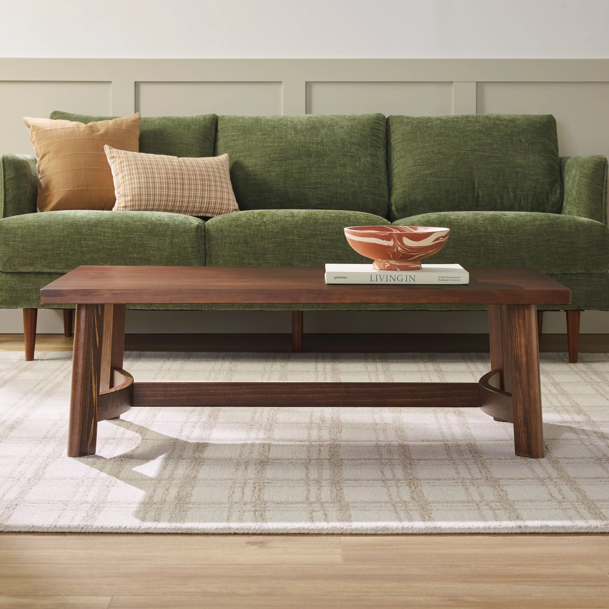 Colt Modern Farmhouse Easy Assembly 48 Coffee Table
