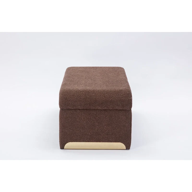 Bench With Gold Metal Legs