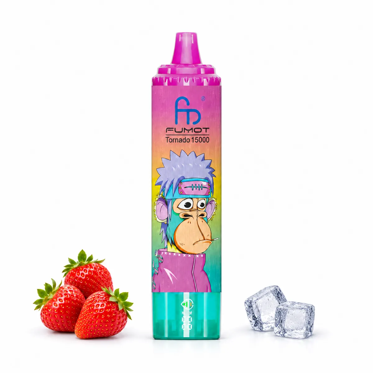 Fumot Tornado 15000 Strawberry Ice – Einweg-Vape, Produktansicht