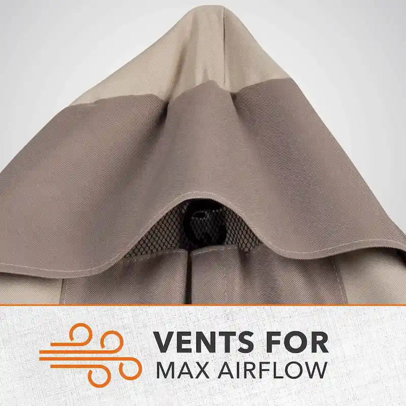 Modern Leisure Monterey Patio Egg Chair Cover, 45 L X 42 W X 75 H, Beige - 45  x 42  x 75