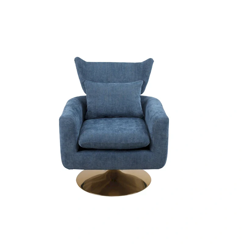 Mid-Century 360-degree Swivel Accent Chair
