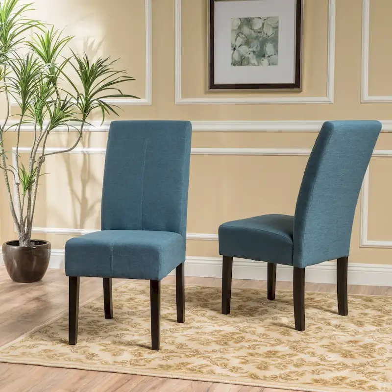 Pertica Fabric Dining Chairs (Set of 2) by Christopher Knight Home - 17.75 L x 25.50 W x 39.75 H