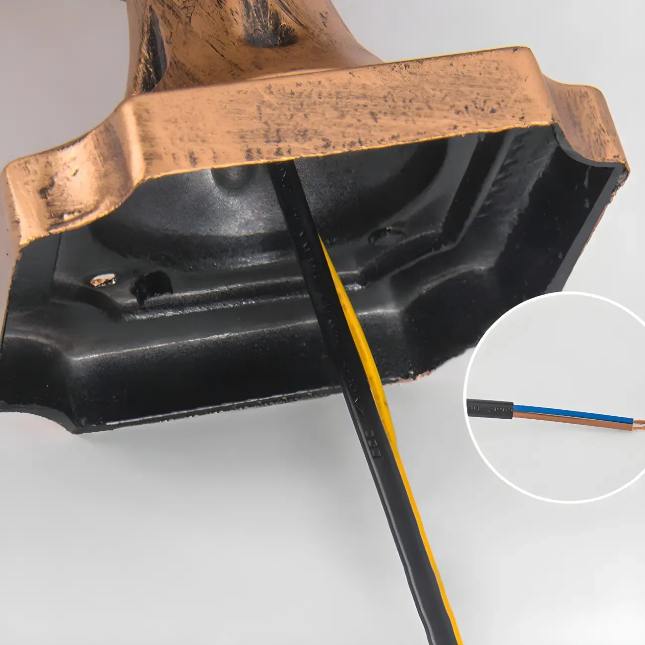 Retro Metal Glass Globe Post Cap Light