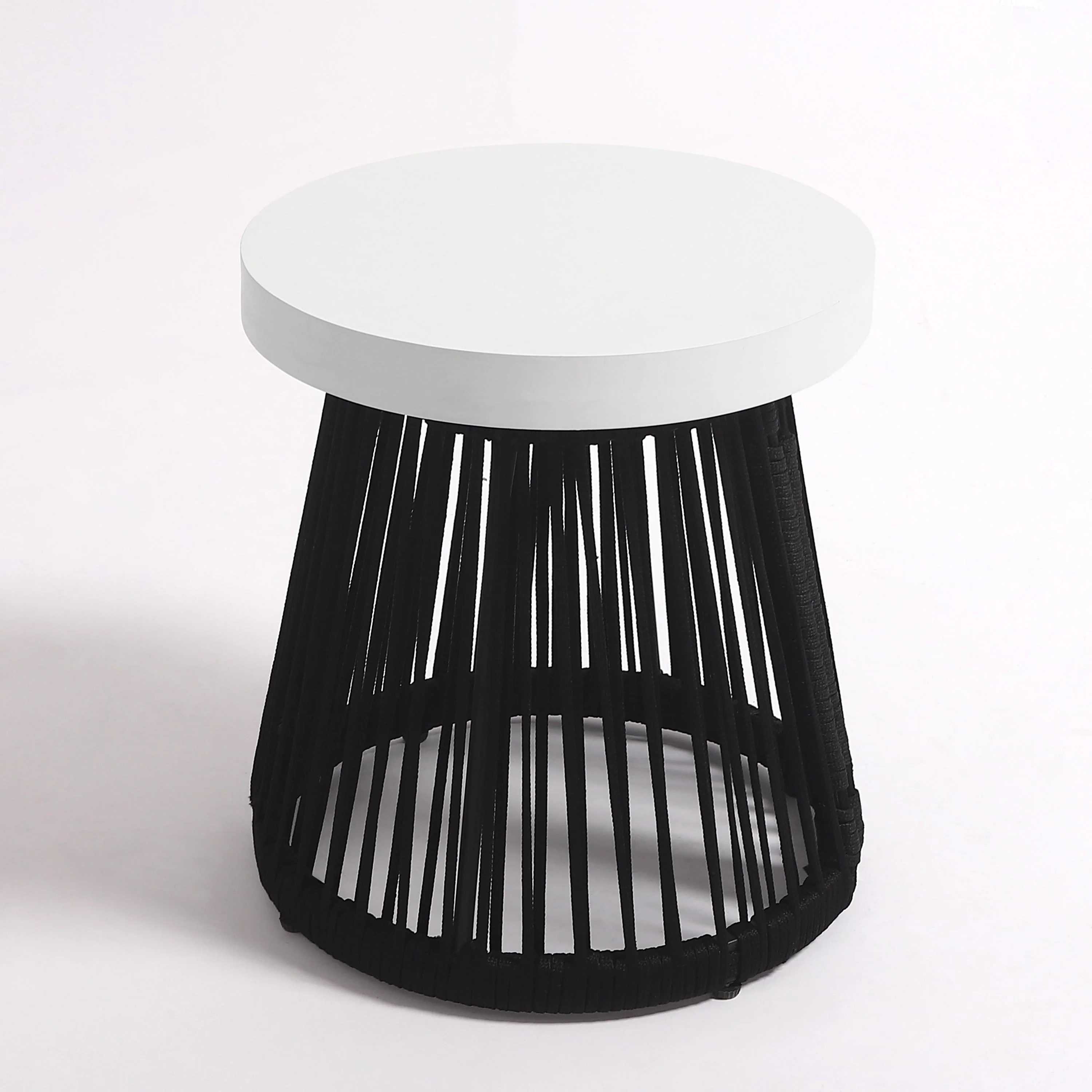 3-Piece Outdoor Swivel Lounge Chair Set Barrel Chairs for Backyard