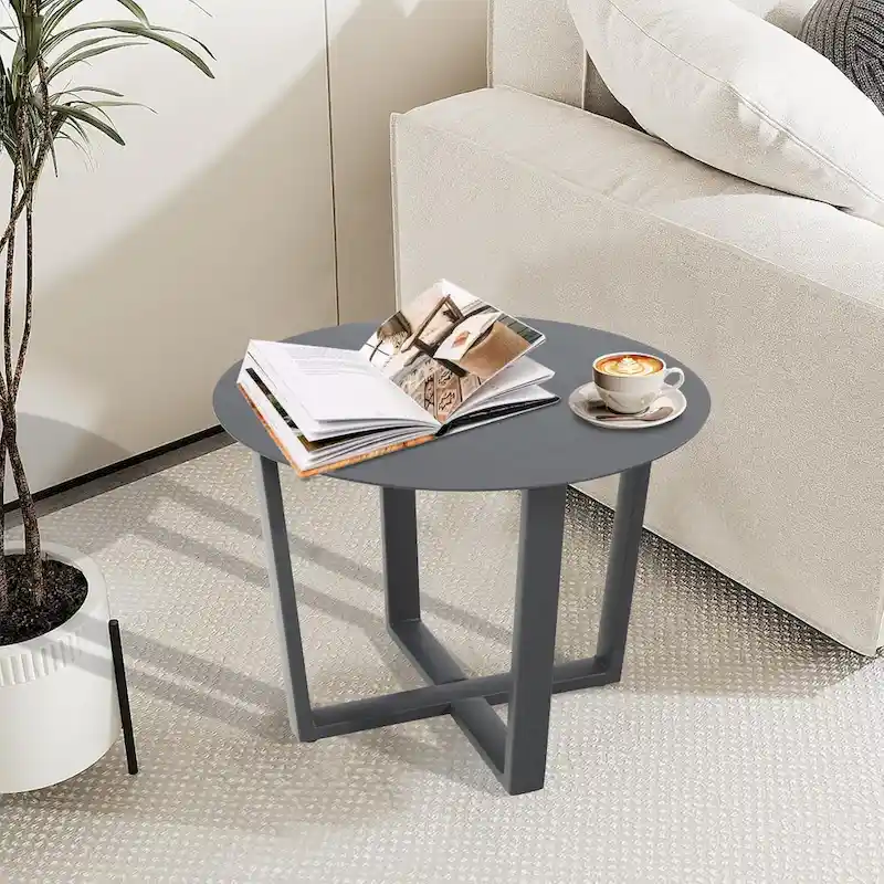 Aluminum Outdoor Side Table Patio End Table