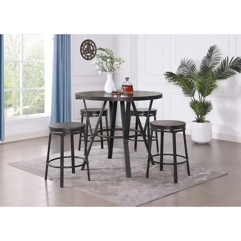 Bridgevine Home Enzo 5-Piece Counter Dining Set