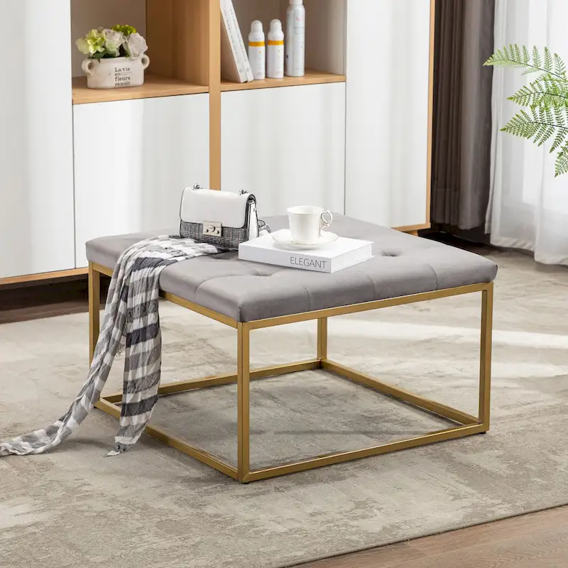 Square Ottoman Coffee Table 28L x 28D x 17H