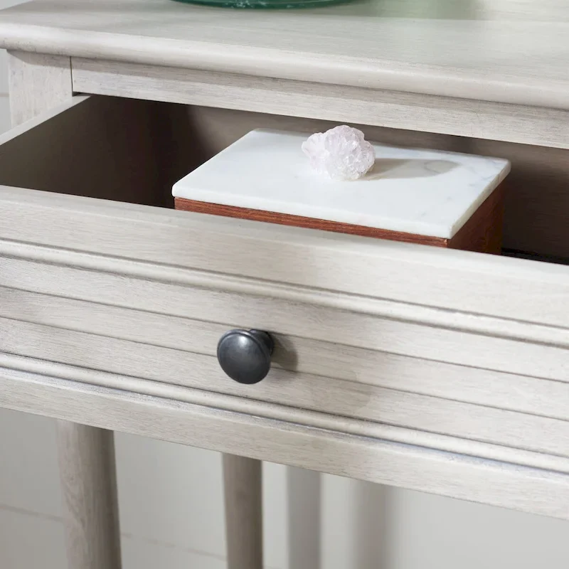 SAFAVIEH Tinnie 2-Drawer Console Table - 36 W x 13 L x 29.5 H - 36Wx13Dx30H