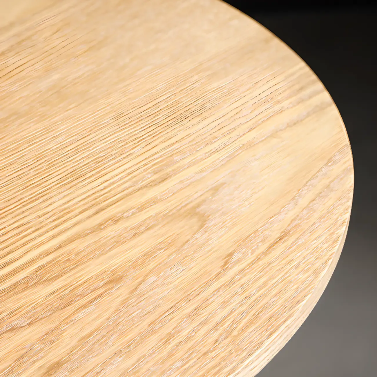 Modern Grey Wooden Round Tulip Base Bar Tables