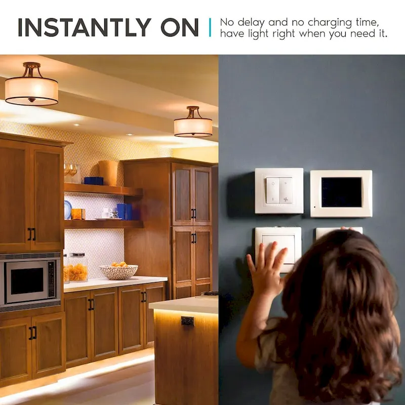 Luxrite A19 LED Light Bulb 60W Equivalent, Dimmable, 800 Lumens, Enclosed Fixture Rated, Energy Star, E26 Base (6 Pack)