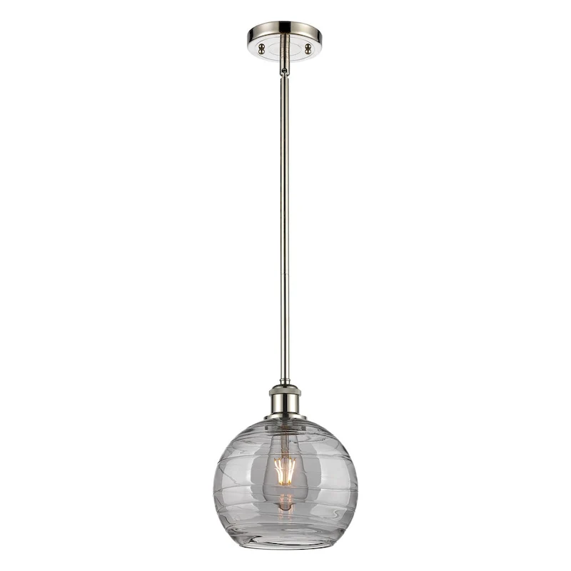 Innovations Lighting 516-1S-10-8 Athens Deco Swirl Pendant Athens Deco