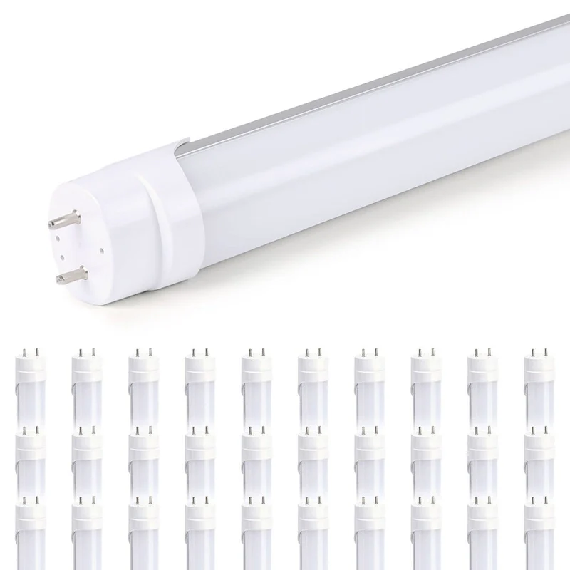 Luxuries 4FT LED T8 Ballast Bypass Type B Light Tube, 18W, Single-Ended & Dual-Ended Connection, 2340LM, 4000K, 30 Pack - 30pcs
