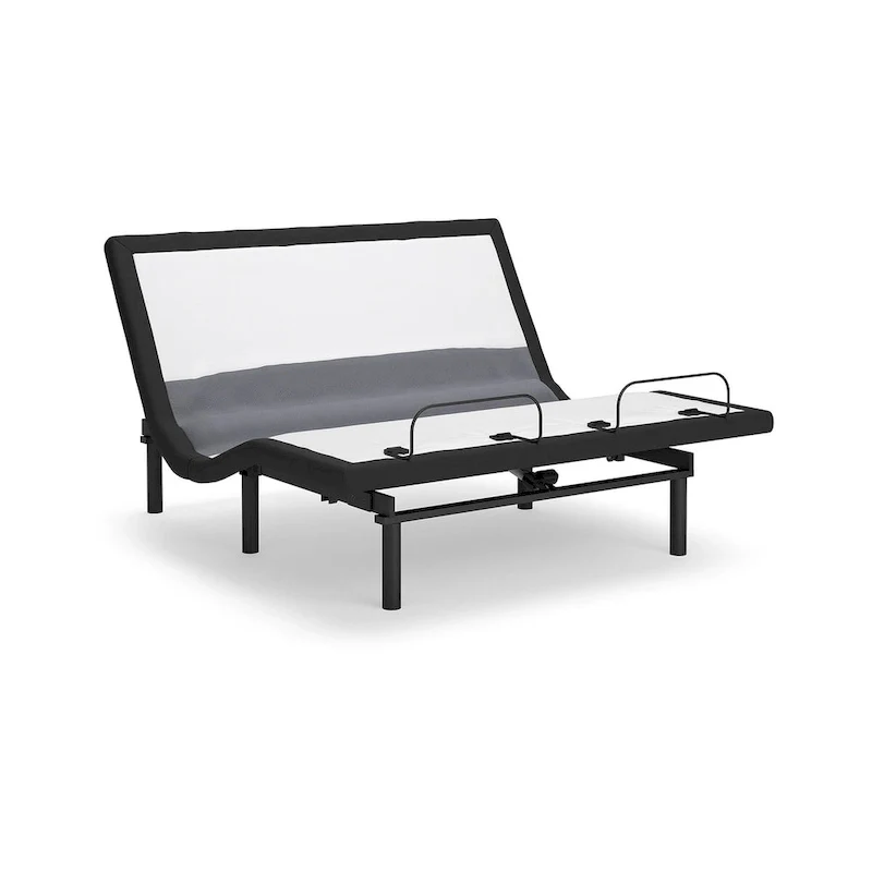 Signature Design by Ashley Best Base with Lumbar and Audio Black Adjustable Base