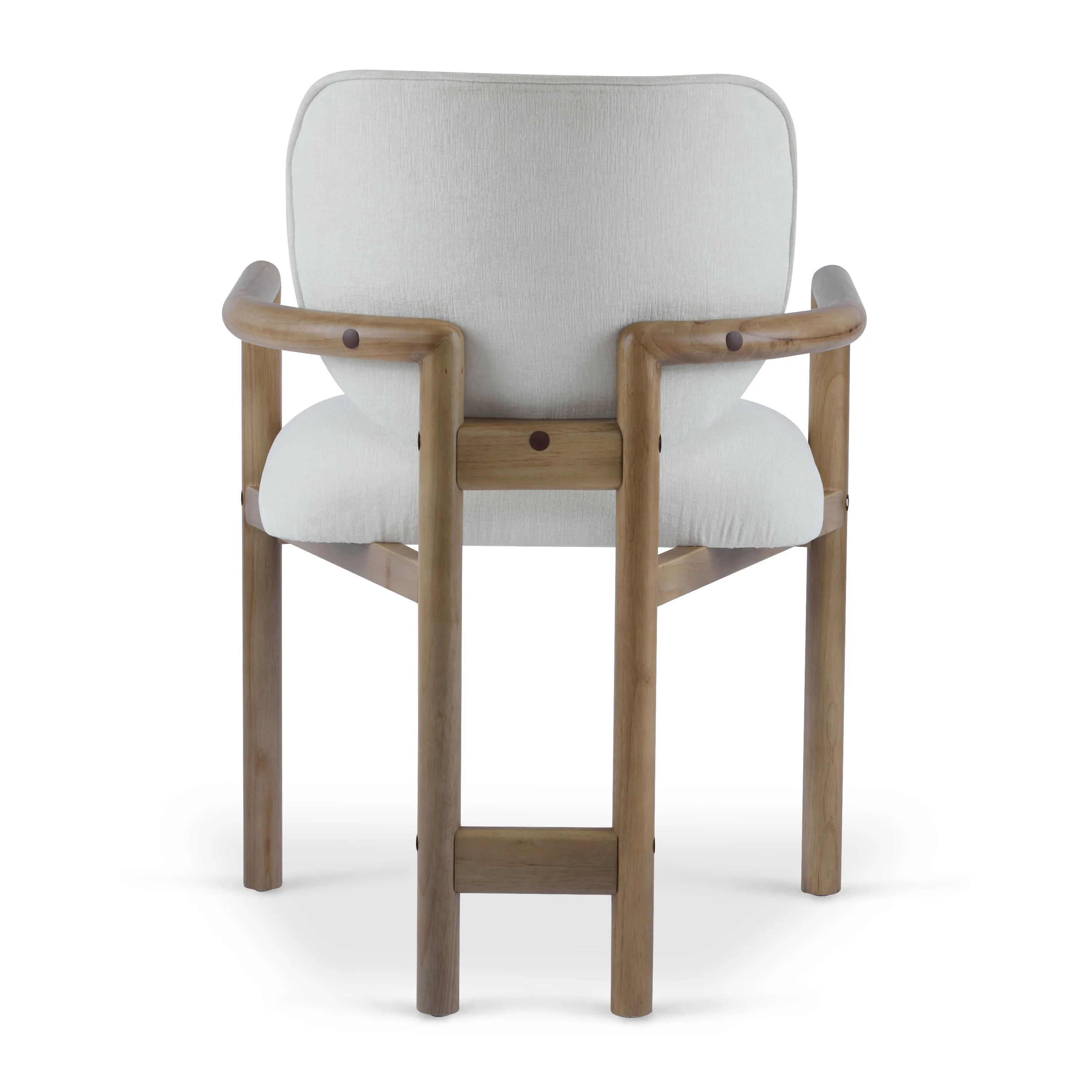 Walker Edison | Modern Wood Upholstered Dining Chairs Set of 2