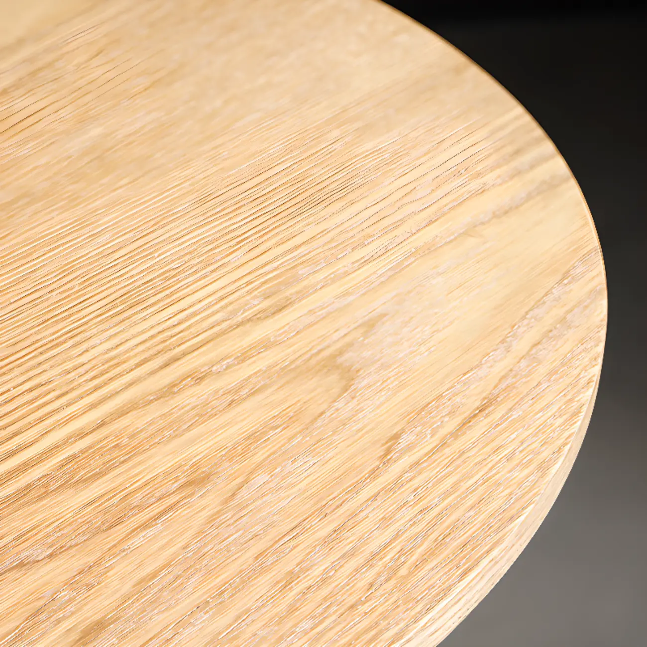 Modern Grey Wooden Round Tulip Base Bar Tables