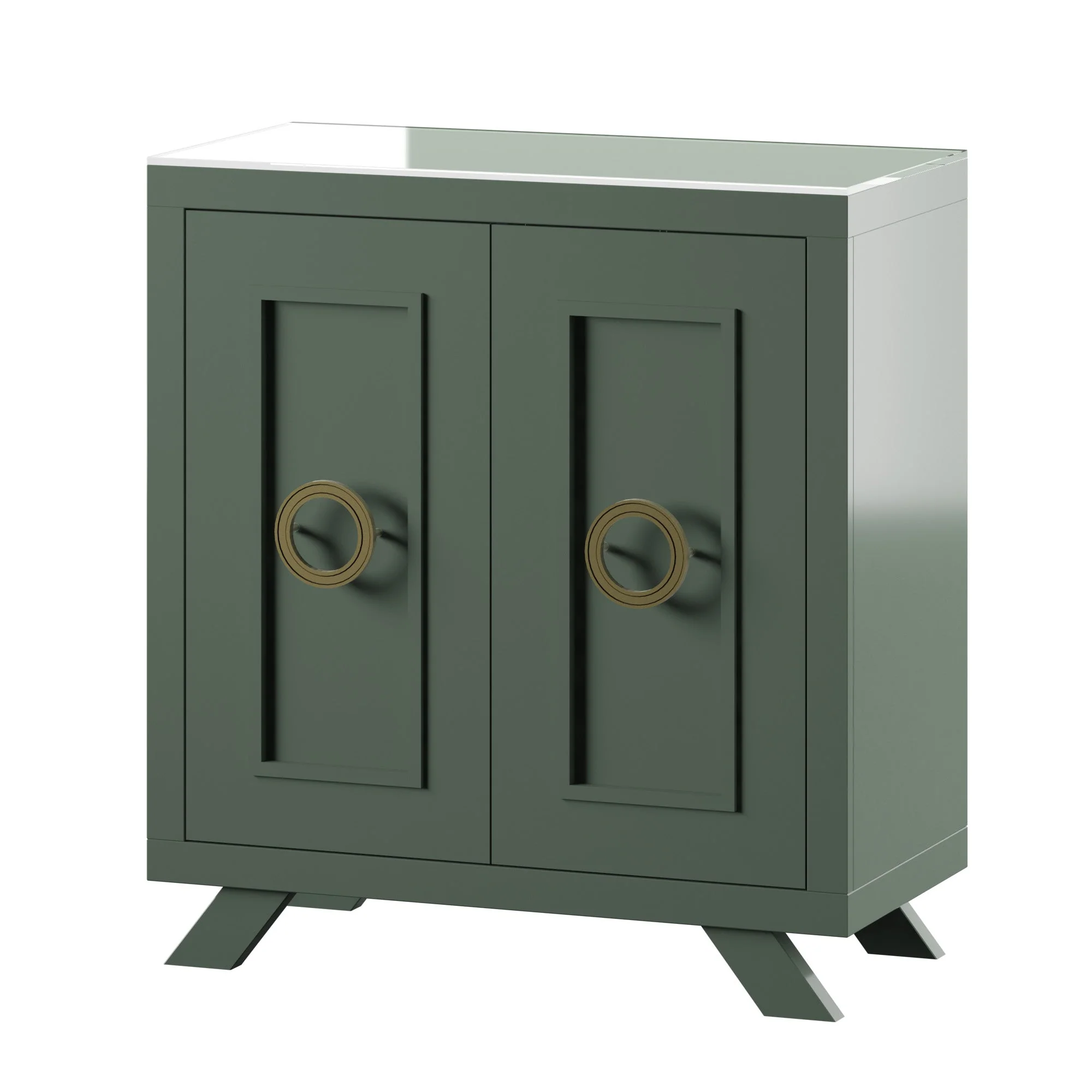 Contemporary Modern Entryway Accent Cabinet