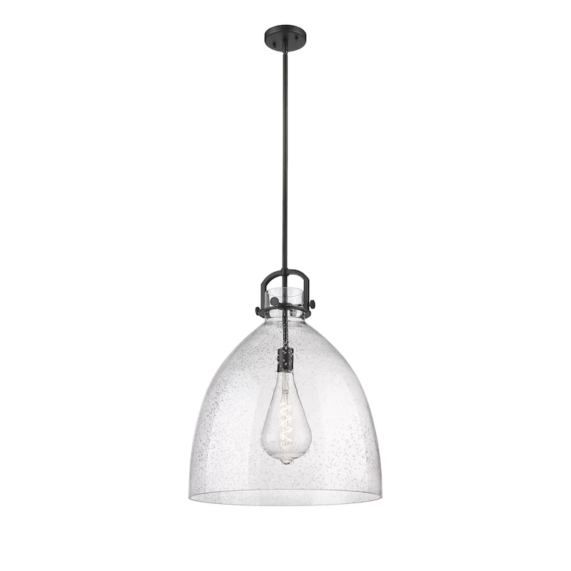 Innovations Lighting Newton Bell - 1 Light 18  Stem Hung Pendant