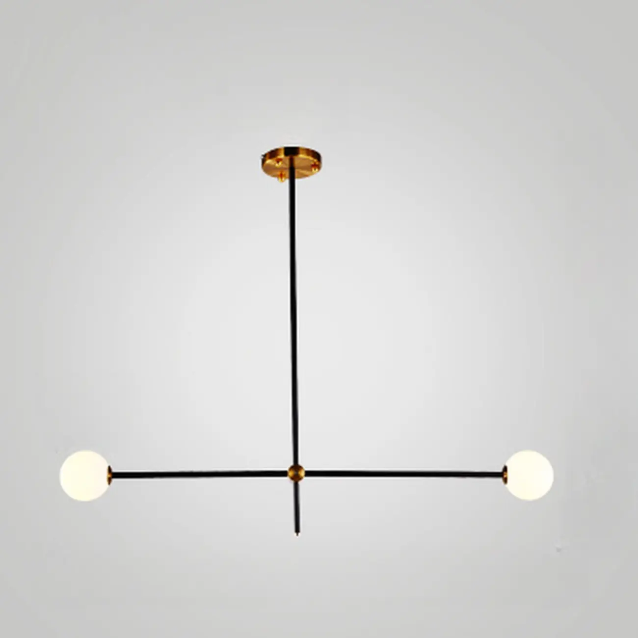 6-Light Black Industrial Sputnik Chandelier