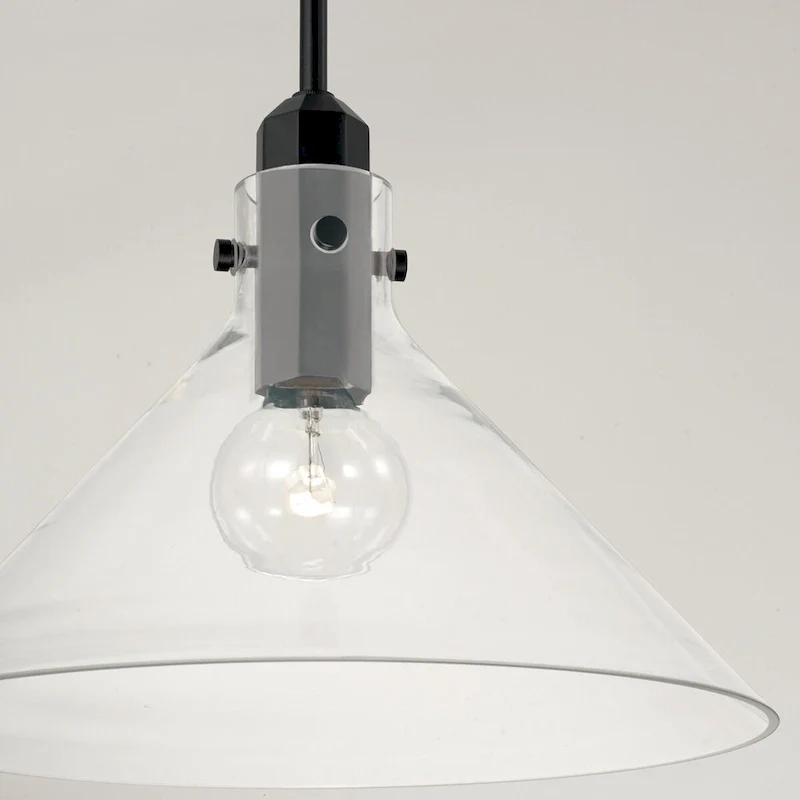 Greer 1-light Pendant w/ Clear Glass