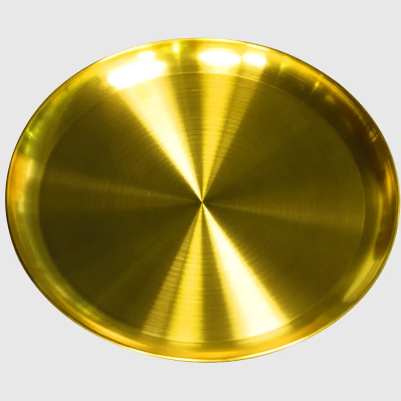 Modern Cute Cat-Shaped Golden Round Top Side Table