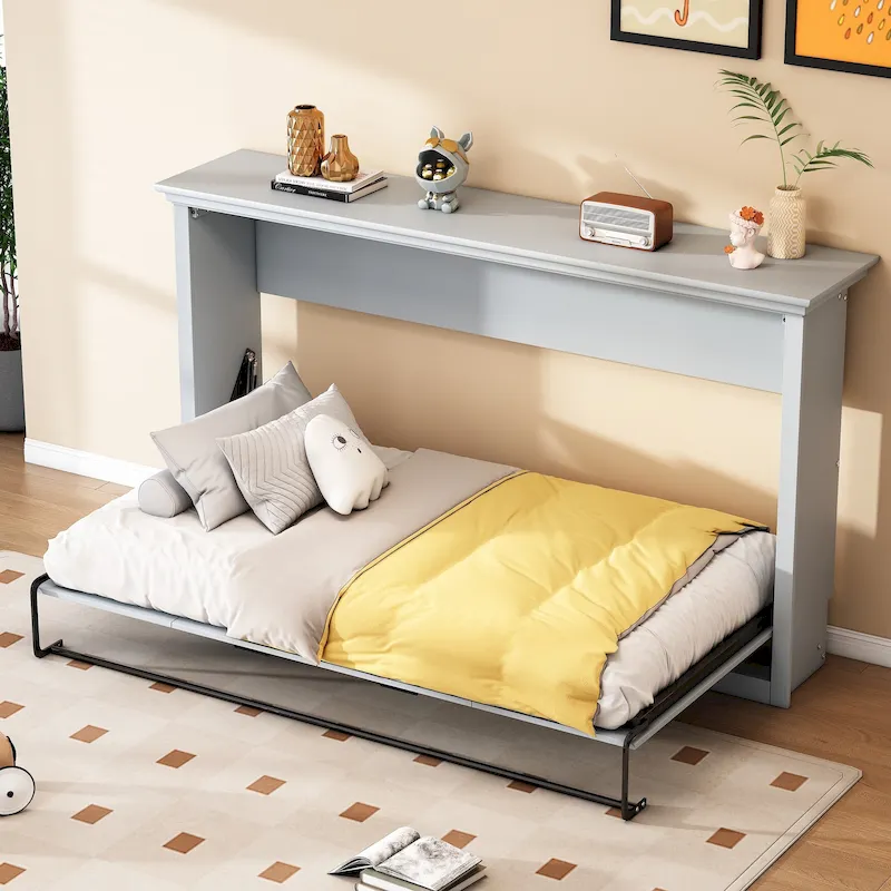 Twin Size Space-Saving Murphy Bed for Guests