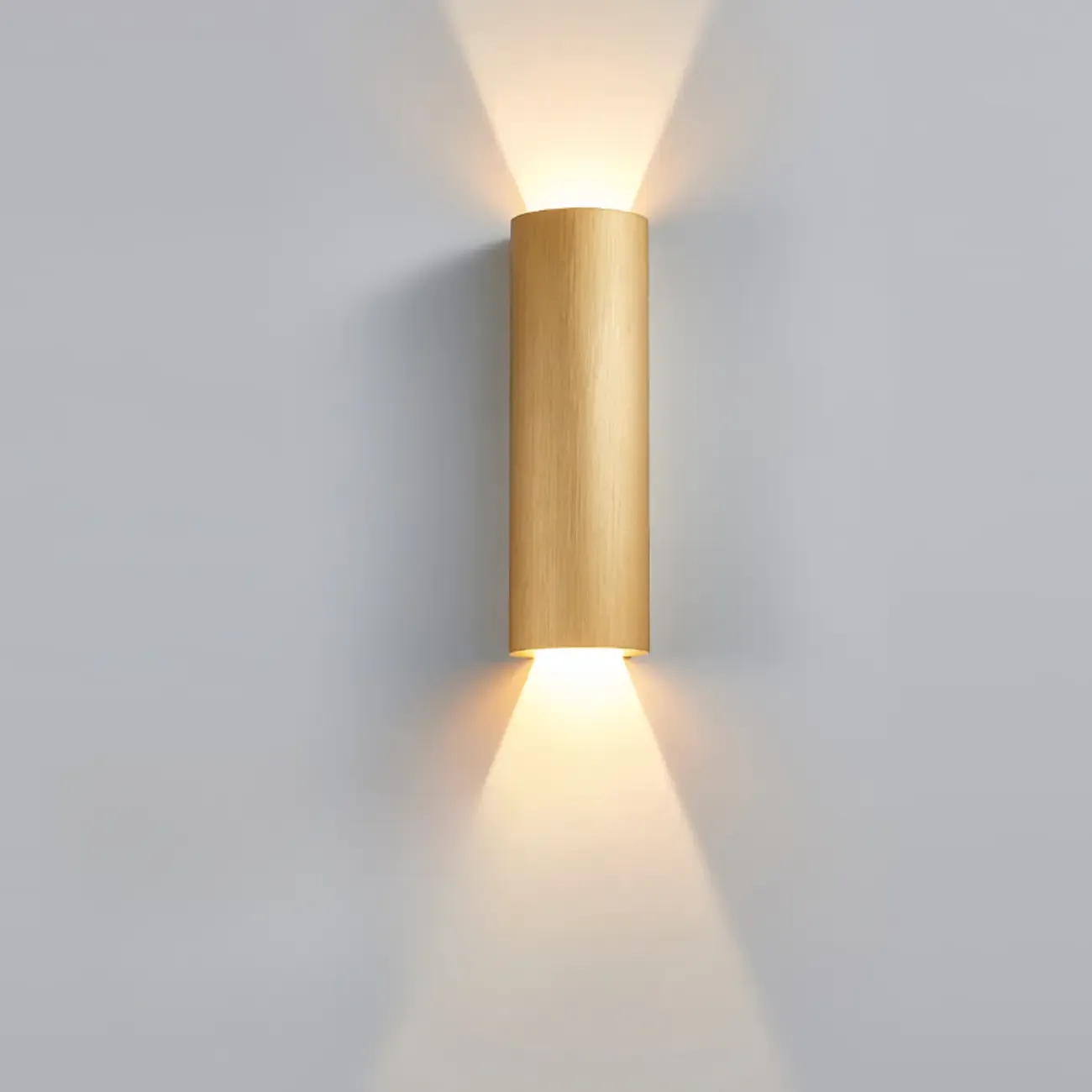 Mini Metal Cylinder Up Down Wall Sconce Warm Light LED