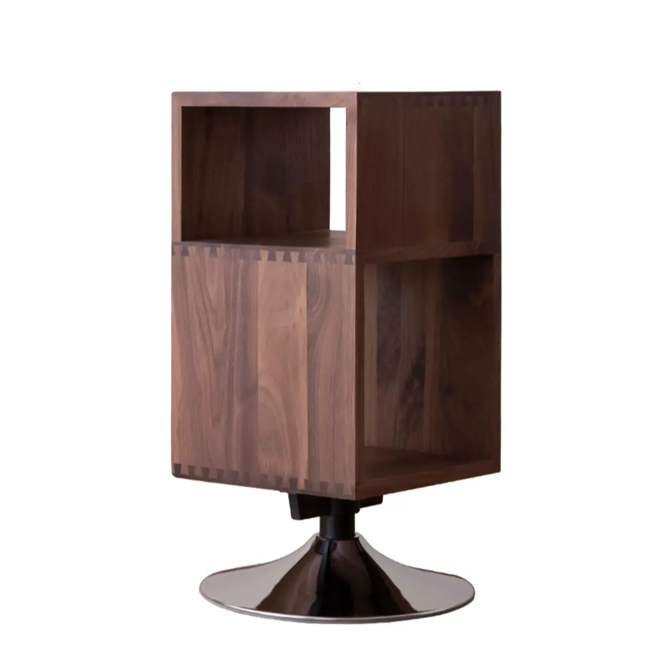 Timeless Rectangular Wooden 360¡ã Rotating Side Table