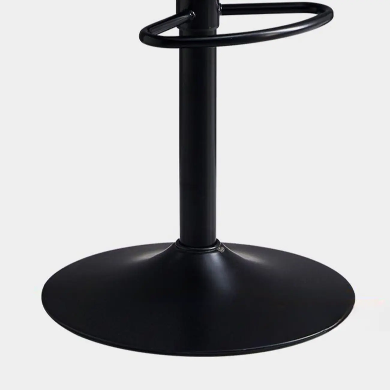 Modern Green Saddle Fax Leather Adjustable Swivel Bar Stools