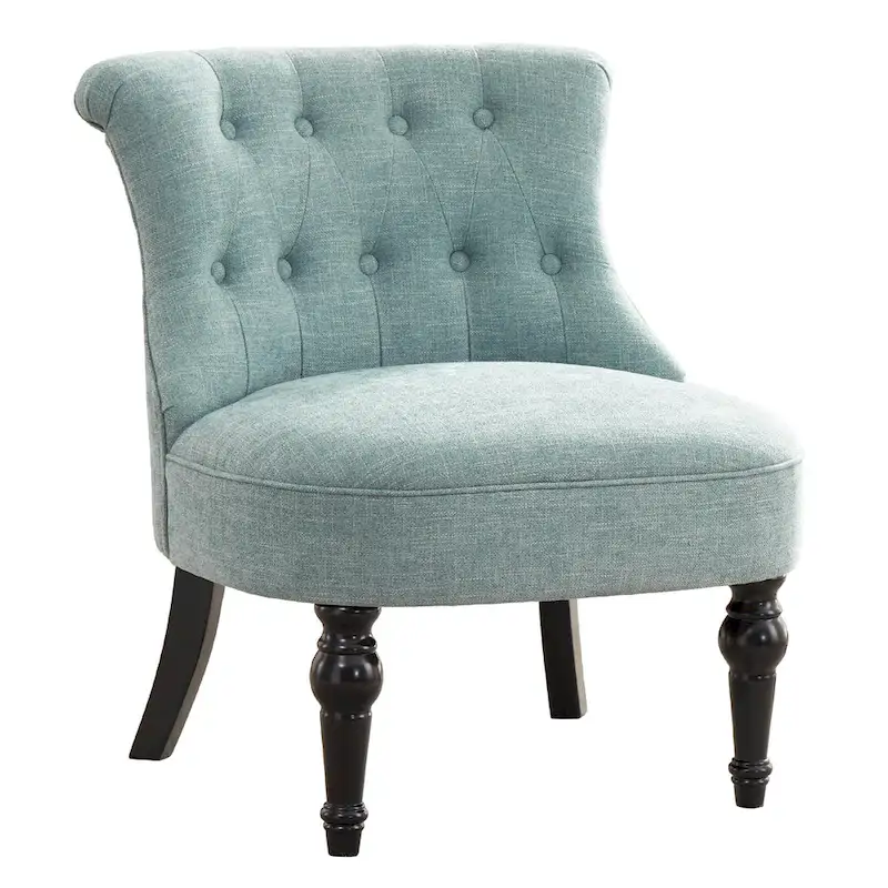 Tufted Upholstered Accent Chairs Set of 2
