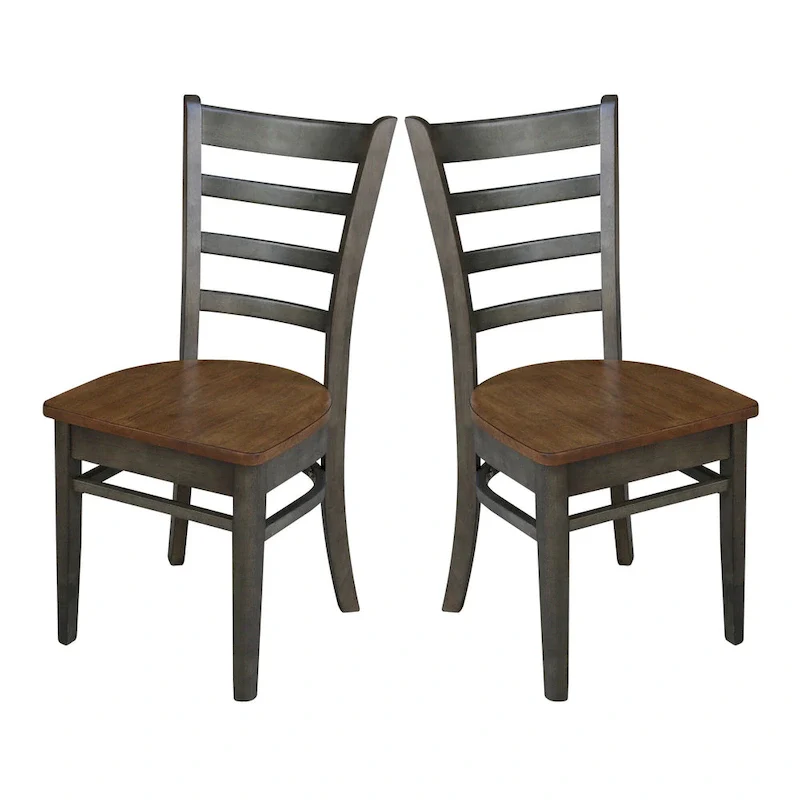International Concepts Set of Two Emily Side Chairs