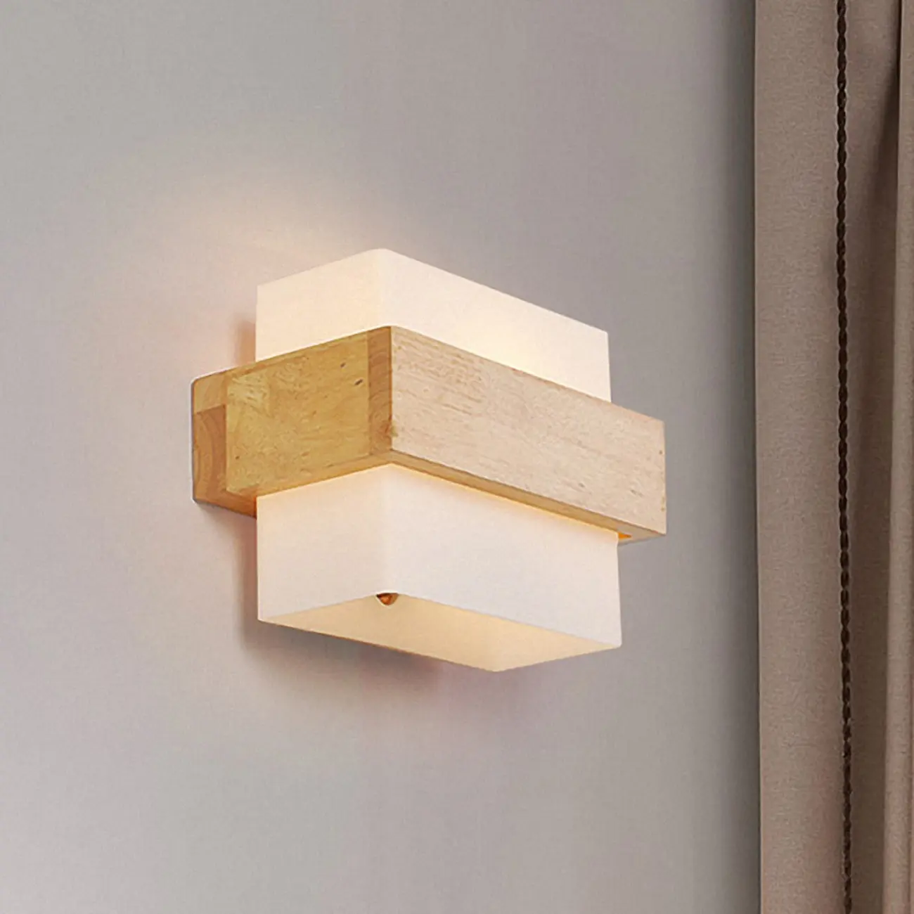 Modern Rectangular LED Wall Sconce  with Up and Down Light