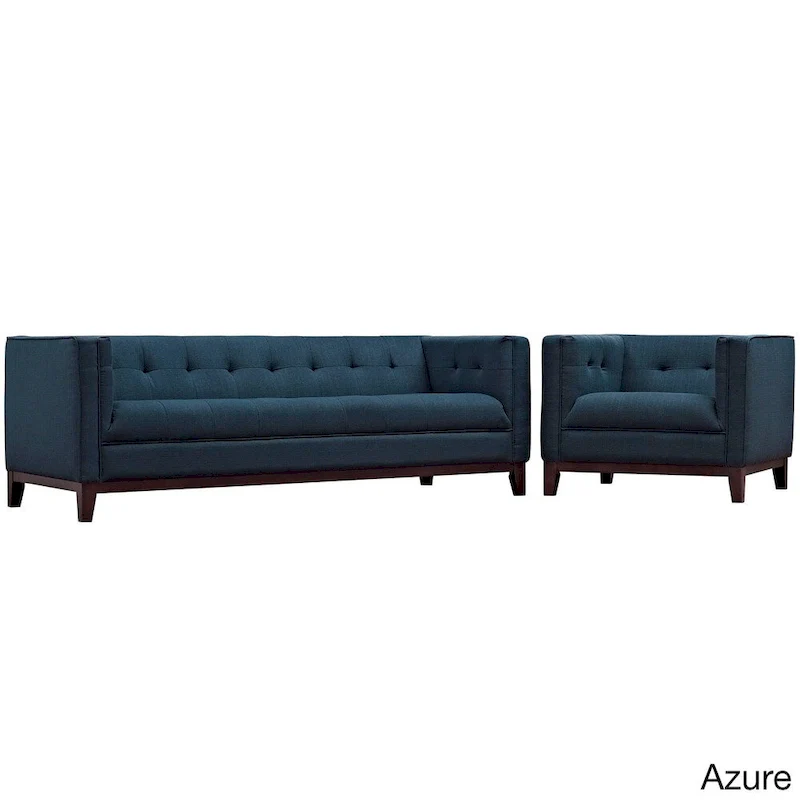Serve Tufted 2-Piece Living Room Furniture Set