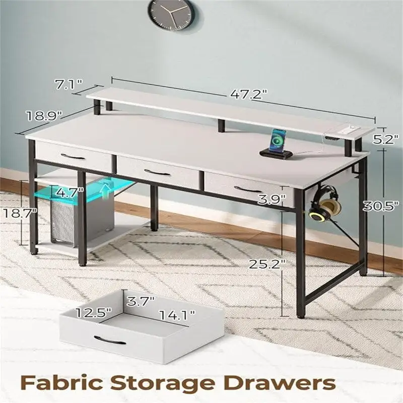 Computer Desk with Power