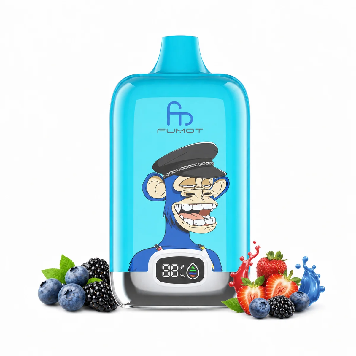 Fumot Digital Box 12000 Dr Blue – Einweg-Vape, Produktansicht