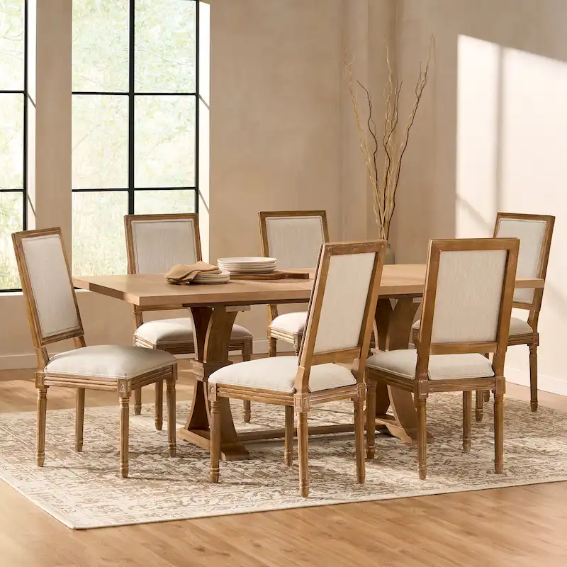Regina Wood Dining Set by Christopher Knight Home