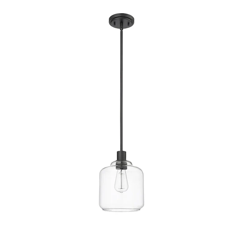 Millennium Lighting Asheville 1 Light Mini-Pendant Fixture with Clear Glass Shades