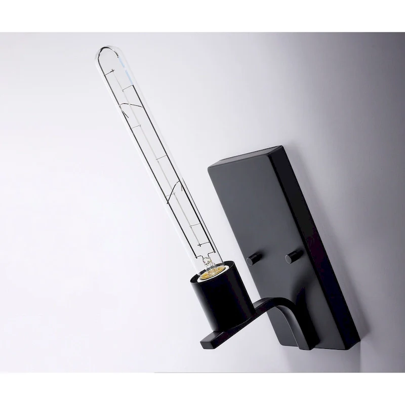 6W LED Reminiscent Flex Gray Straight Filament T9 Medium Base 2700K CCT 120V - Clear