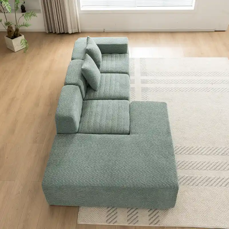 Sectional Sofa Full-compressed Sofa Couch Free-combined Sofa