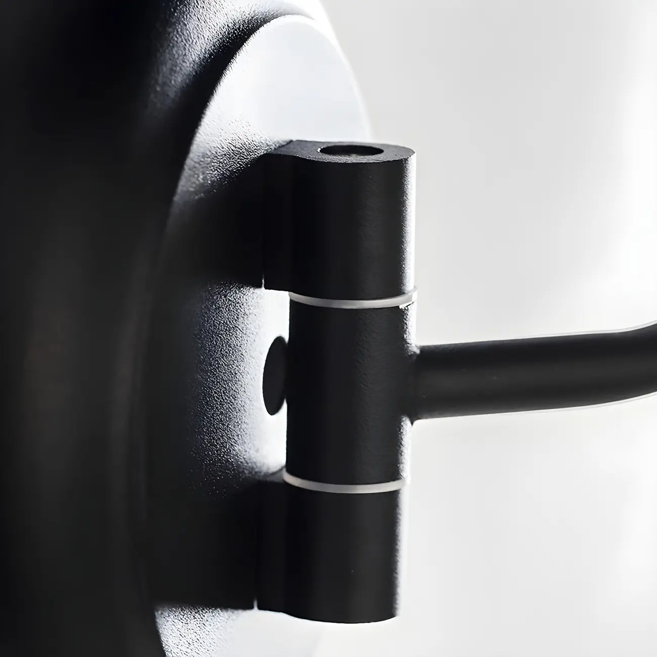 Wall-Mounted Linear Black Bathroom LED Vanity Light