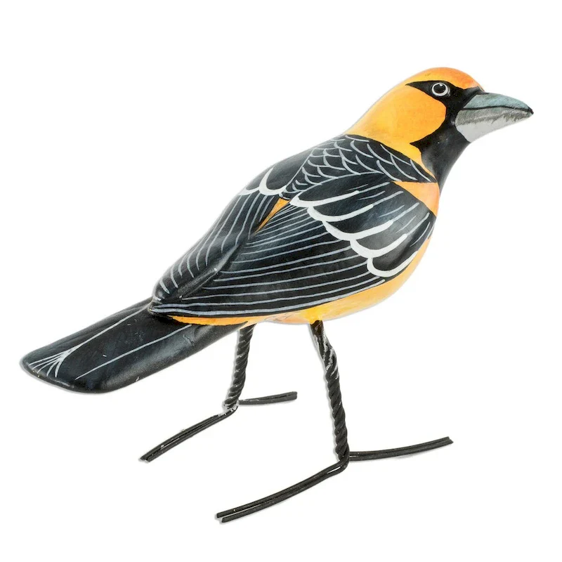 Novica Handmade Altamira Oriole Ceramic Figurine