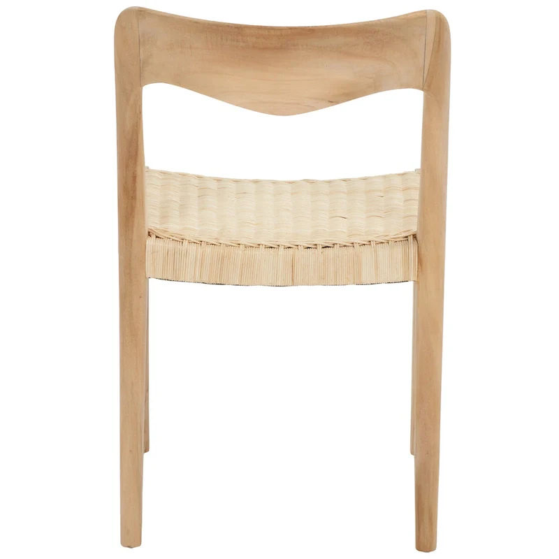 SAFAVIEH Betsey Wicker 31 Dining Chair - 21 W x 18 D x 31 H - 20Wx18Dx31H