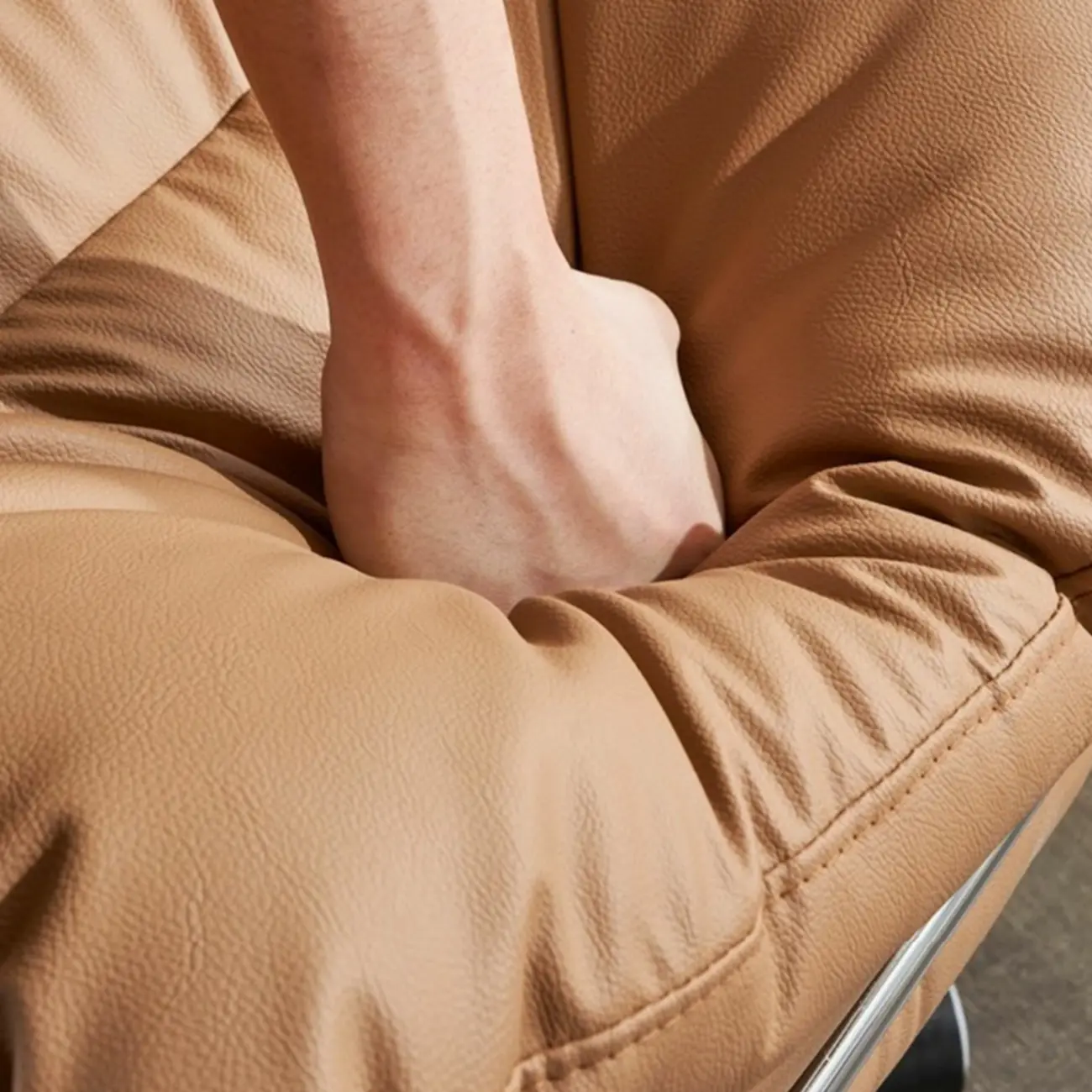 Ergonomic Leather Reclining Executive Office Chair with Footrest