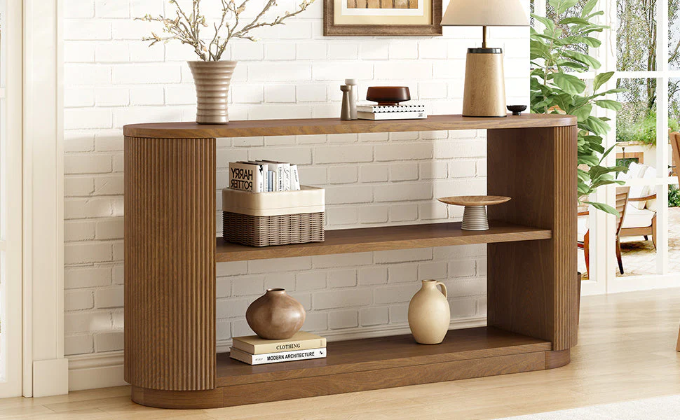 Walker Edison | Fluted Modern Entryway Console Table
