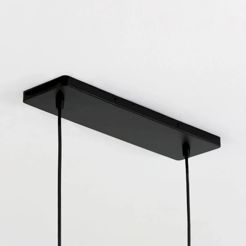 VidaLite Mazal - 3 Light Pendant - Modern Bohemian Style with Curved Wicker, E26 Bulb and Dimmable, UL