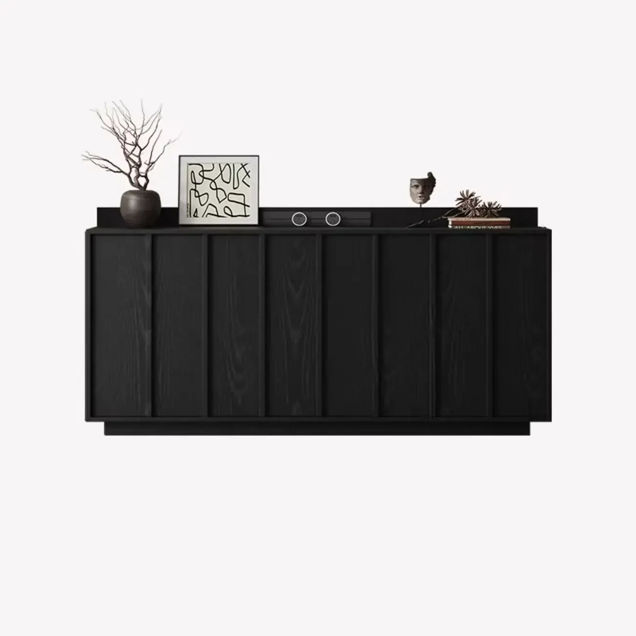 Modern Wood Buffet with Alterable Shelf and Drawers