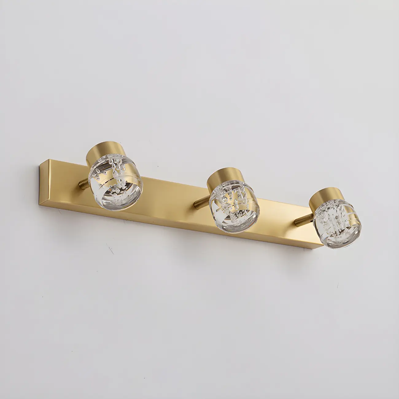 Modern Gold Metal Bathroom Vanity Light