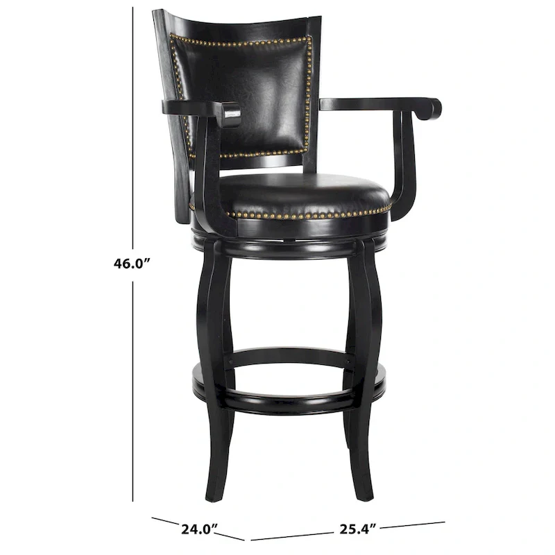 SAFAVIEH Candice Sierra Brown 29-inch Bar Stool - 25Wx24Dx46H